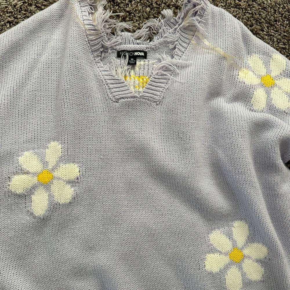 Lavender small sweater dress